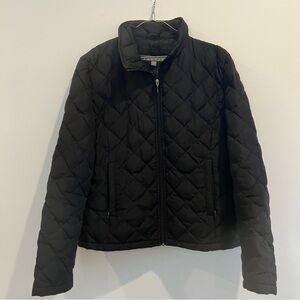 Kenneth Cole Reaction Quilted Black Jacket‎